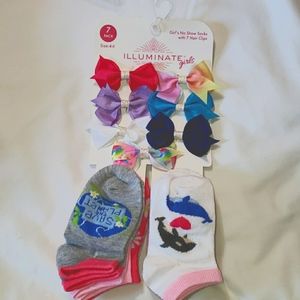 Girl's No Show Socks